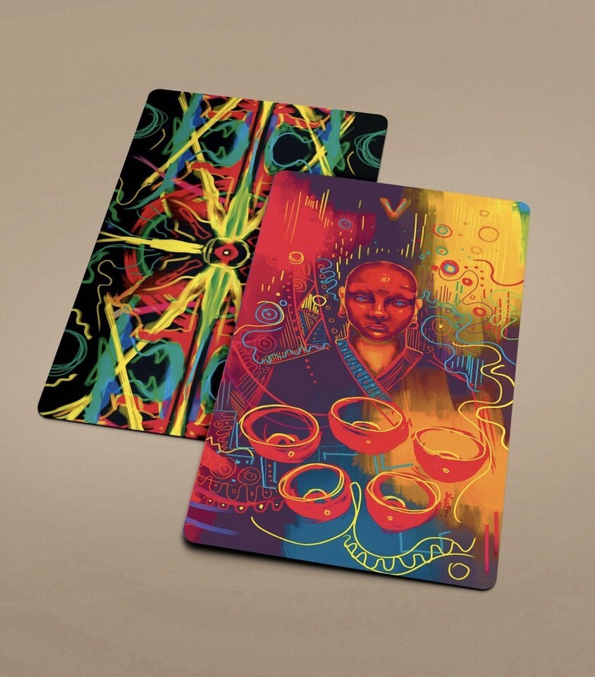 THE NEON TAROT WITH STUNNING COLORS Item image 4