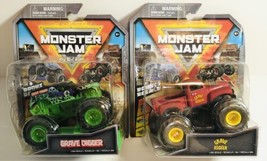 Monster Jam GRAVE DIGGER 1:64 Monster Truck Grave Dig Retro And New Spin... - £11.38 GBP