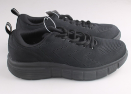 Kirkland Signature Men&#39;s Sneaker Comfort Walker Shoes 8 Black - $19.86