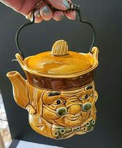 VINTAGE TOBY TEAPOT/COOKIE JAR BUTTERSCOTCH COLOR MADE IN JAPAN image 3