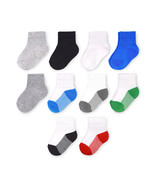 Fruit of the Loom Ankle Sock, 10 Pack (Toddler Boys) Size 3-5 Years Mult... - $200.50 MXN