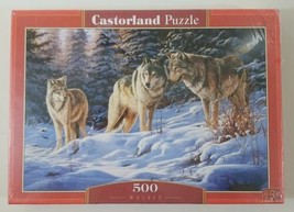 Wolves Castorland 500 Piece Jigsaw Puzzle 18.5&quot; x 13&quot; - £18.32 GBP