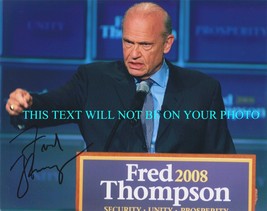 Fred Thompson Autographed Auto 8x10 Rp Photo Us Senator Law And Order - £15.68 GBP