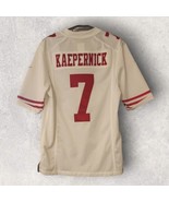 Colin Kaepernick 7 San Francisco 49ers Nike White Red NFL Game Jersey SM... - $1,014.04 MXN