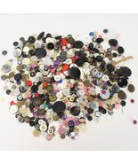 Sewing Button Collection 1.2 lbs Antique Vintage Craft Many Sizes and Ma... - $312.11 MXN