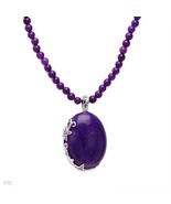 New Necklace With Precious Stones and 925 Sterling silver.  - £50.06 GBP