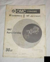 1967 OMC 90 HP Stern Drive Parts List Catalog Manual - $16.88