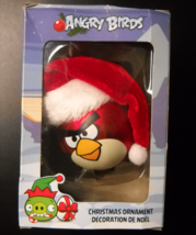 Commonwealth Christmas Ornament 2013 Angry Birds Bulb in Santa Cap Original Box - £6.31 GBP
