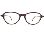Vintage la Eyeworks Eyeglasses Frames BUBBLE 259 Brown Red Round 47-17-135 - $65.29