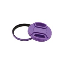 Vivitar 58mm UV Filter and Snap On Cap (Purple) - £14.93 GBP