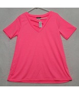 Heimish USA Womens Top Sz Small Neon Pink  - £20.18 GBP