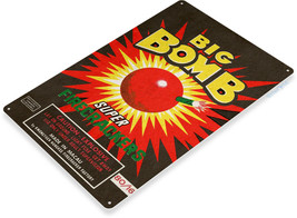 Big Bomb Firecracker 4th July Fireworks Retro USA Wall Décor Metal Tin Sign New - £9.58 GBP