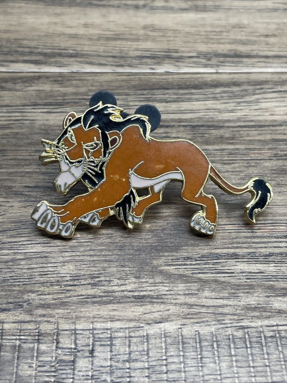 Vintage 2002 Disney The Lion King Scar Trading Pin Pinback Villain KG JD - $29.69