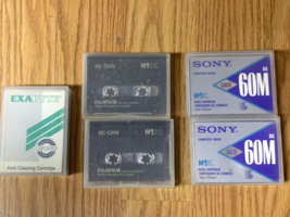 Misc Data Cartridges - 2 Sony DDS DG-60M + 2 Fuji DDS2 DG-120M + 1 Clean... - $9.85