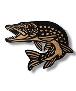 Sign - CUSTOM - Pike Fish (RAW WOOD, 10x7 Inches) - $19.59+