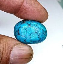 Natural Arizona BLUE Turquoise 36.60 Ct Fancy Tumble Cabochon Loose Gemstone T-2 - £13.32 GBP