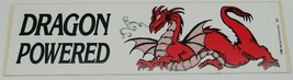 Dragon Powered Dragon Image Vinyl Bumper Sticker NEW UNUSED - £2.38 GBP