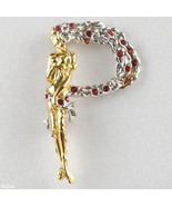 ERTE P made of Gold-Plated Sterling Silver, with Hand-Set Swarovski Crys... - £78.35 GBP