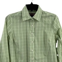 Vineyard Vines Green Plaid Long Sleeve Button Down Shirt Womens Size 6 - £19.41 GBP