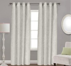 Santee Off White Solid Color Blackout Decorative Curtains Drapes 2PCS (110”x84”) - £39.51 GBP