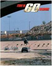 *GONE IN 60 SECONDS (2000) LA River Car Chase Police Helicopter &amp; Squad Cars - £35.97 GBP