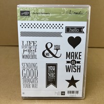 Stampin&#39; Up! Perfect Pennants Stamping Set # 132230 - $11.99