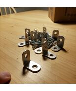 40PCS Stainless Steel L Shelf Brackets, Small Right Angle Corner Braces ... - $18.25 CAD