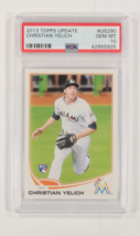 2013 Topps Update Christian Yelich PSA 10 Gem Mint Grade #US290 - $136.42