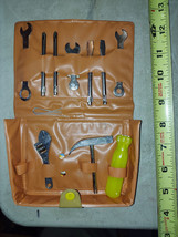 23DD12 Teeny Tiny Tool Kit: Hammer, Adjustable Wrench, Screwdrivers, Et Al, Gc - £11.15 GBP