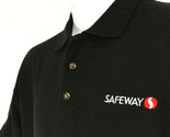 SAFEWAY Grocery Store Employee Uniform Polo Shirt Black Size XL NEW - £20.54 GBP