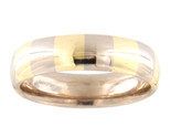 Coge Men&#39;s Wedding band 18kt Yellow and White Gold 336308 - £688.77 GBP