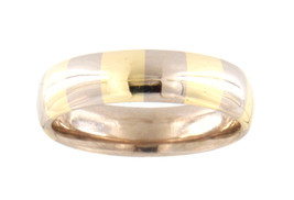 Coge Men&#39;s Wedding band 18kt Yellow and White Gold 336308 - £686.64 GBP