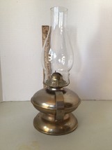 Vintage Kaadan Olde Lancaster Oil Lamp Hurricane Lamp With Clear Glass C... - $27.72