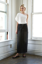 Talk About Beauty Denim Midi Skirt - $52.50