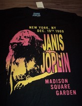 Vintage Style Janis Joplin Madison Square Garden Ny T-Shirt Band Mens Medium New - £15.82 GBP