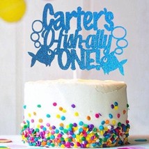 O-fish-ally NAME Cake Topper | Ofishally Birthday Cake Topper | Customiz... - £7.06 GBP