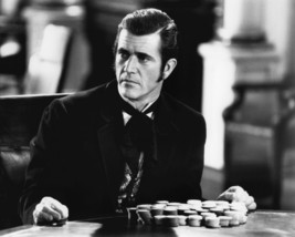 Mel Gibson in Maverick Siting at Card Table with Chips Playing Poker 16x20 Canva - £55.94 GBP