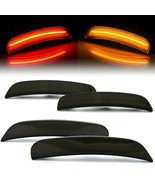 Smoked Front &amp; Rear LED Side Marker Light Lenses For 2015-19 Chrysler 30... - $94.95