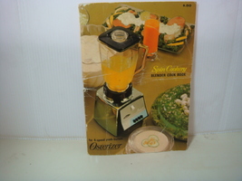 OSTERIZER BLENDER 4-SPEED PUSH BUTTON 1966 COOKBOOK 63 PAGES - £11.95 GBP