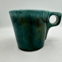 Hull Pottery Green Agate  Drip Cup Mug Oven Proof USA - £10.88 GBP
