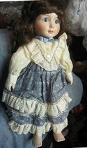 Doll Fine Bisque Porcelain Gorham Miss Wednesday 14 inches tall - $15.04