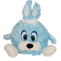 Kellytoy Easter Bunny Rabbit Spring Blue Plush Buck Teeth Stuffed Animal 18&quot; - £31.07 GBP