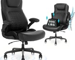 Big And Tall Office Chair For Heavy People, Featuring Pu Leather And A F... - $297.98