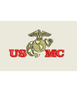 EGA USMC Marines Digitized filled machine embroidery design Digital Down... - £3.51 GBP
