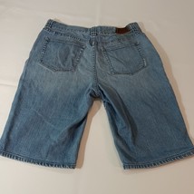 Lauren Jeans Co. Ralph Lauren Women's Cotton Blend Blue Denim Shorts Size 12 image 13