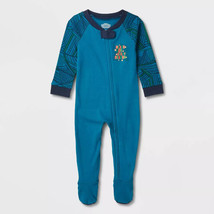 Baby Joy Print Matching Family Footed Pajama - Wondershop™ Blue Size 3-6 M - $15.83