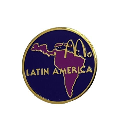 McDonald’s Latin America Employee Crew Fast Food Restaurant Enamel Lapel... - £7.48 GBP