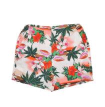 Vintage Hawaiian Shorts Mens 3XL 40 Floral Palm Beach Board Cotton Unlin... - $25.98