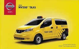 2014 Nissan NV200 TAXI sales brochure folder US 14 Commercial - £4.79 GBP