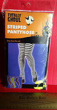 Fashion Holiday Accessory OSFM Yellow Striped Pantyhose Halloween Costum... - $5.69